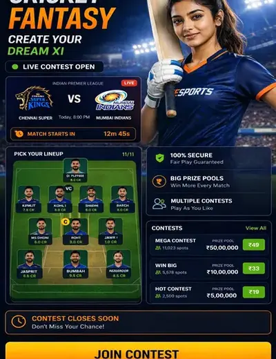 Yonorummyguru (yono rummy guru) fantasy cricket & matchday visual 3